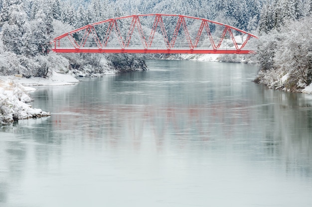 Paisaje de invierno Japón