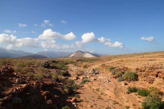 El paisaje de la isla de Socotra Océano Índico Yemen