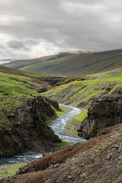 Paisaje islandés en la parte norte del país