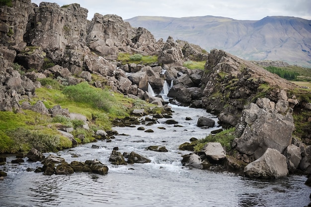 Foto paisaje de islandia