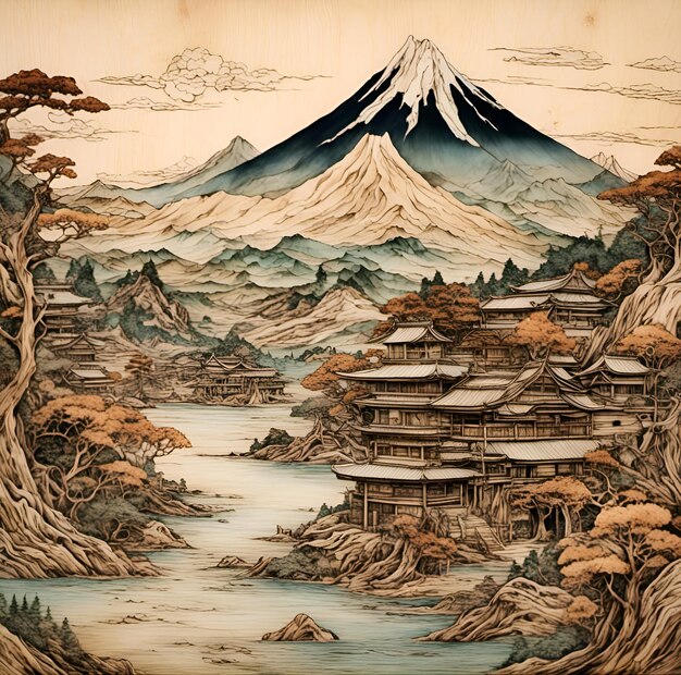 Paisaje japonés