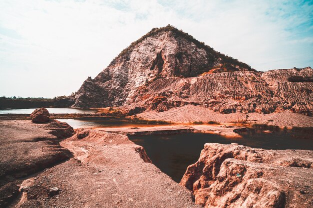 Paisaje del lago del gran cañón