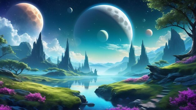 El paisaje lunar Fantasia