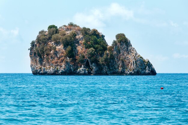 Paisaje del mar Tirreno Campania Italia