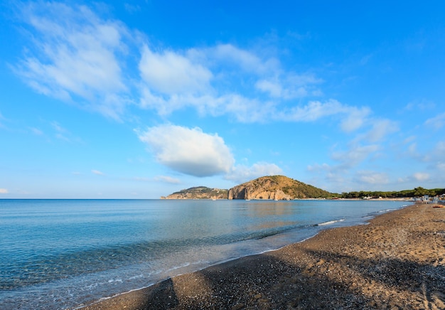 Paisaje del mar Tirreno Campania Italia