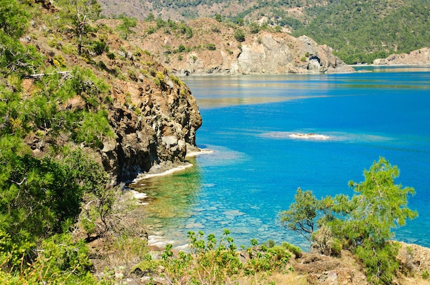 Paisaje del mar de Turquía