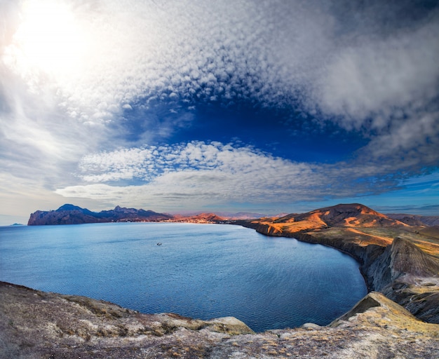 Paisaje en el mar