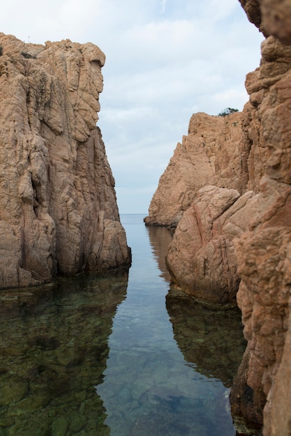 Paisaje marino en la costa brava