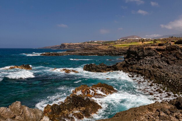 El paisaje marino de la isla de Tenerife Islas Canarias