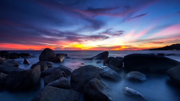 Paisaje marino en Tailandia