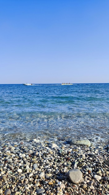 Paisaje marino del verano