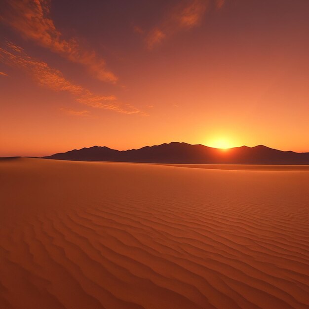 Foto paisaje marítimo al atardecer