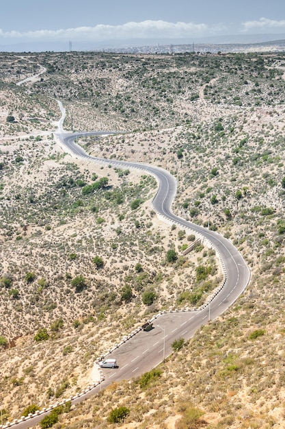 Paisaje de Marruecos en verano África Occidental