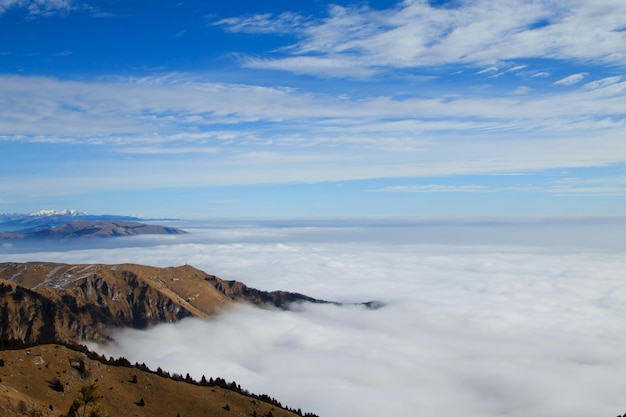 Paisaje de montaña de los Alpes italianos