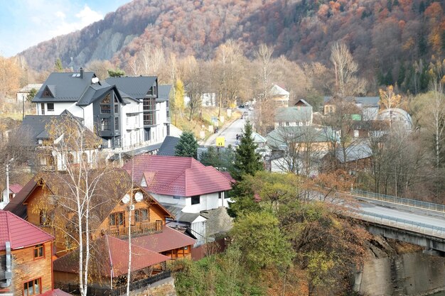 Paisaje de montaña bonita