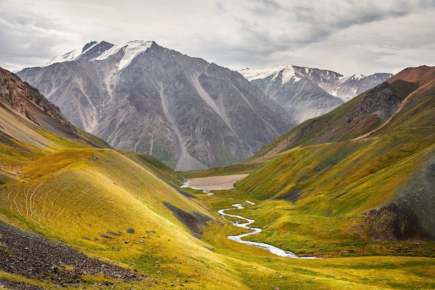 Paisaje de montaña bonita