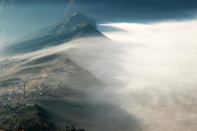 Paisaje de la montaña Bromo