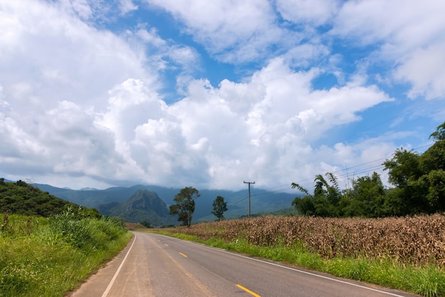 Paisaje de montaña durante el día.