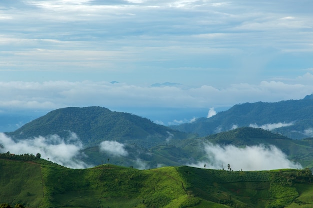 Paisaje de montaña durante el día.