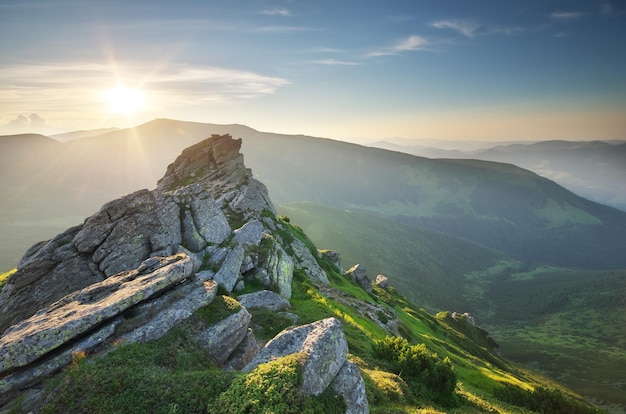 Paisaje de montaña naturaleza