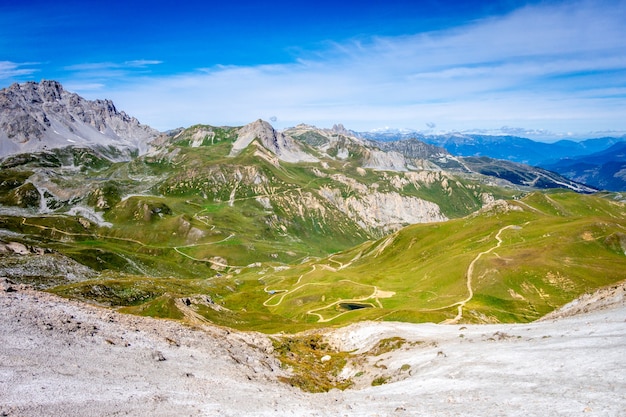 Paisaje de montaña en Pralognan la Vanoise