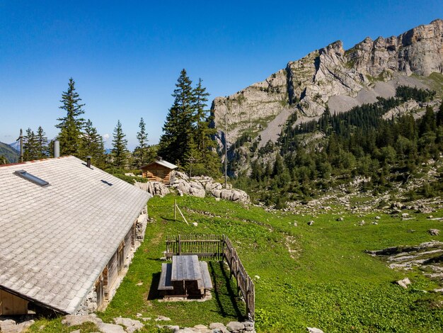 Foto paisaje de montaña - suiza