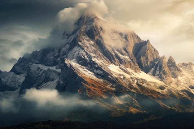 Paisaje de montaña Zugspitze