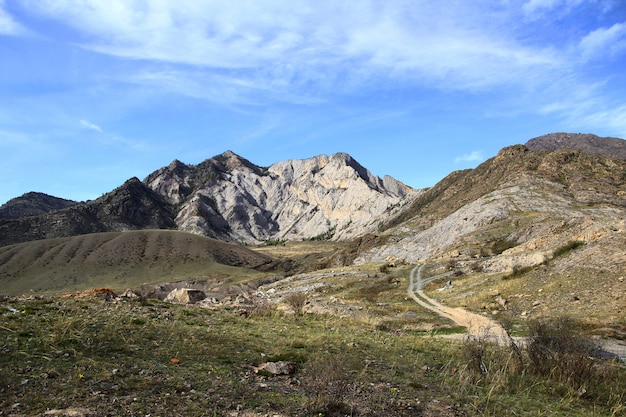 Foto paisaje de montaña