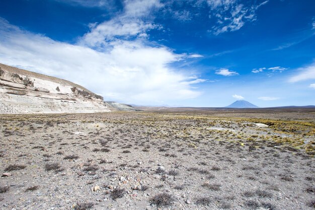 Paisaje en las montañas Perú