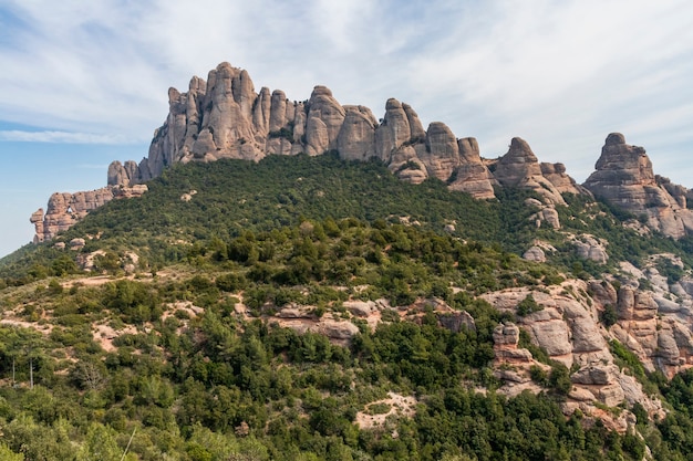 Paisaje de las montañas rocosas