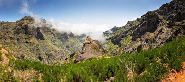 Paisaje de las montañas