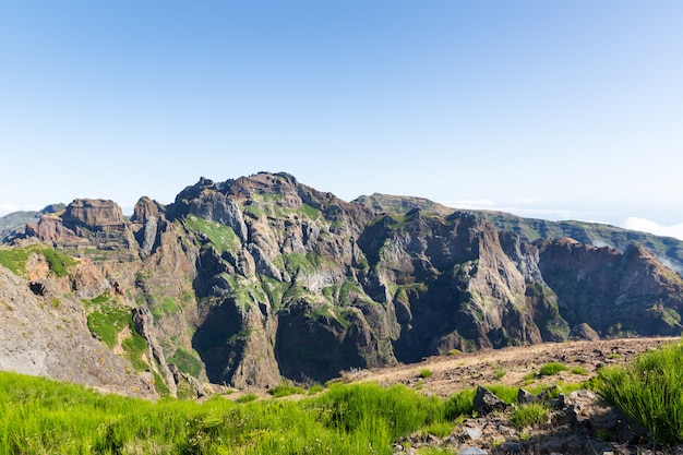 Paisaje de las montañas