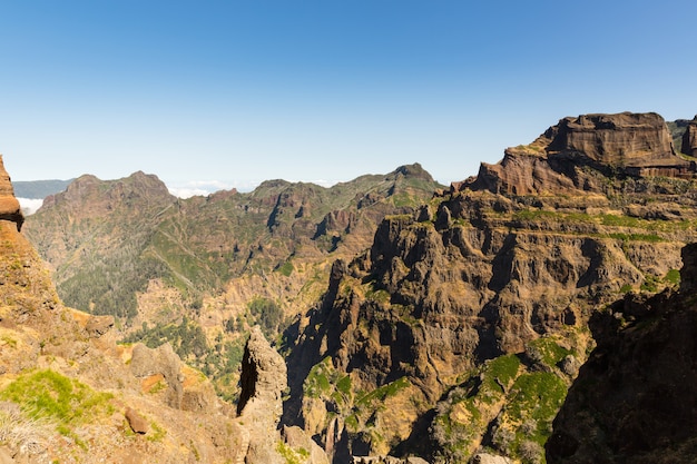 Paisaje de las montañas