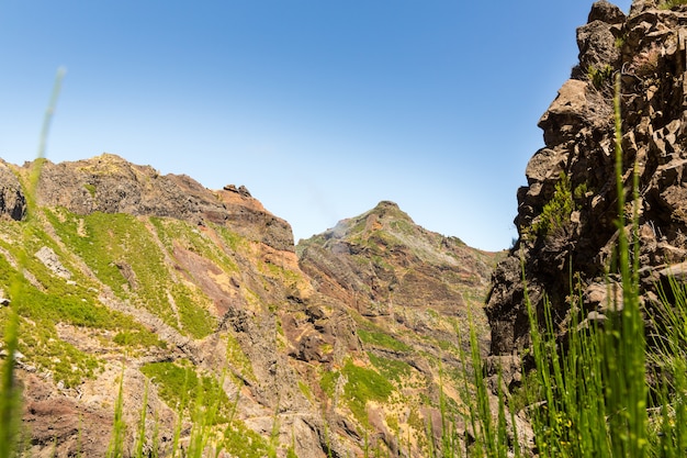 Foto paisaje de las montañas