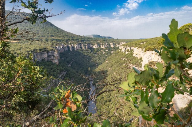 Foto paisaje montañoso