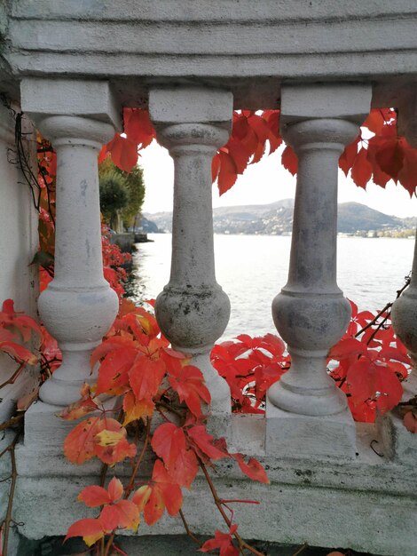 Paisaje natural del lago de Como en Italia