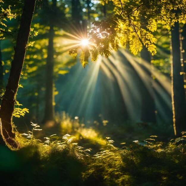 El paisaje natural mágico