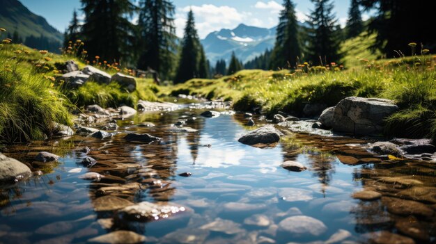 paisaje natural con vainas