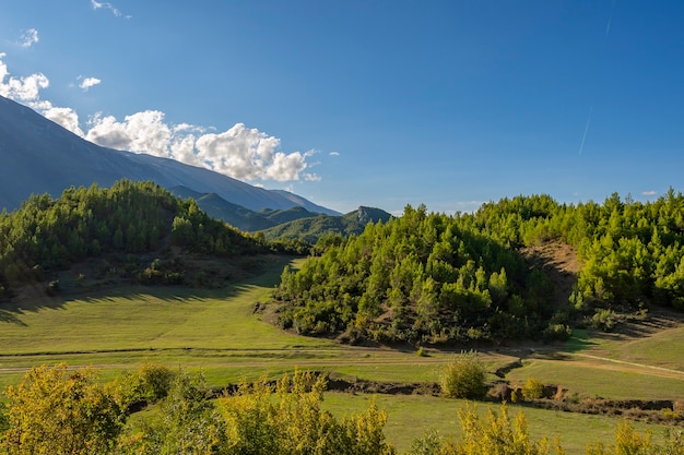 Paisaje de naturaleza hermosa y tranquila.