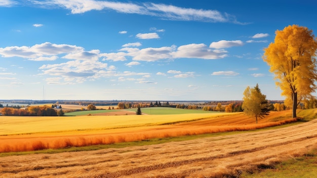 El paisaje del norte del campo turístico