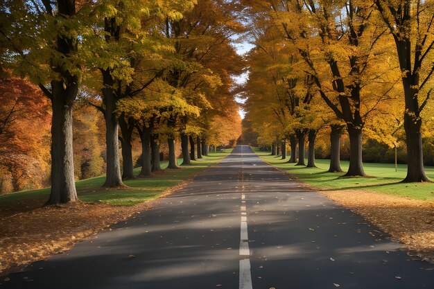 paisaje de otoño fotografía profesional