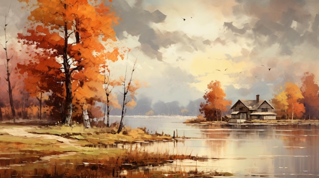 paisaje de otoño