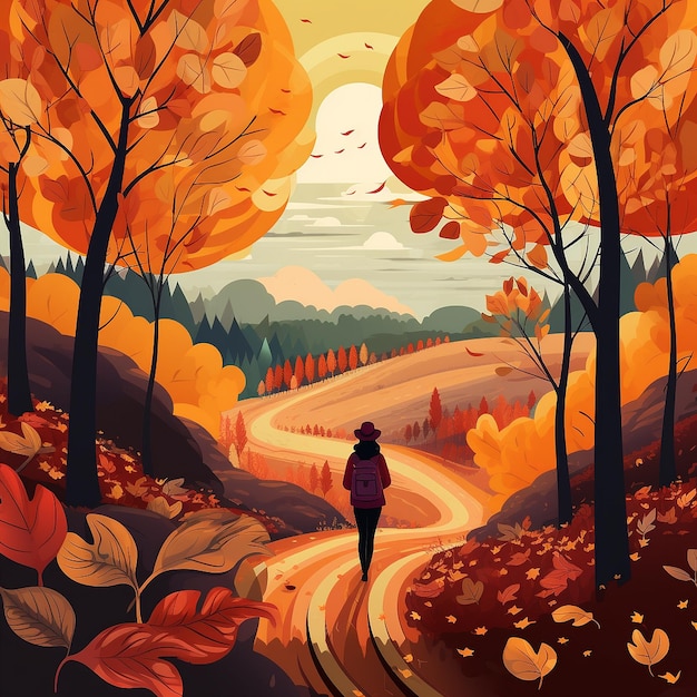 Paisaje de otoño