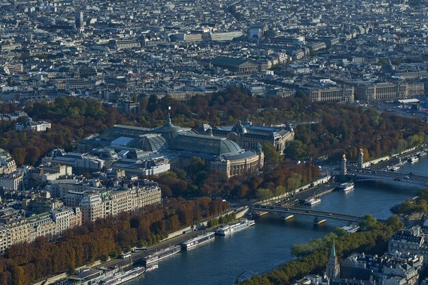 Paisaje de París desde la Torre Eiffel.