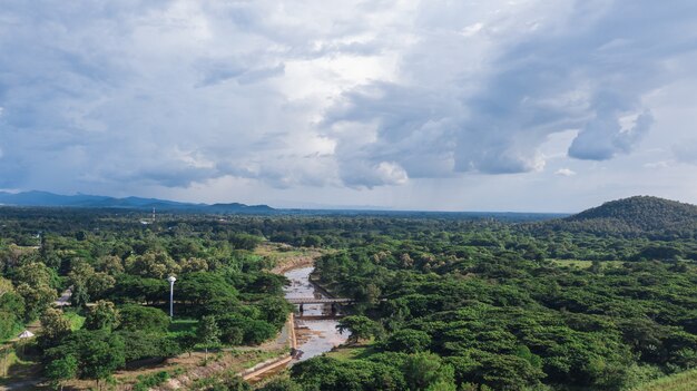 paisaje del parque natural en Chiang Mai, Tailandia