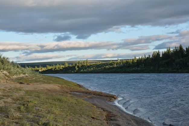 Paisaje de la península de Yamal