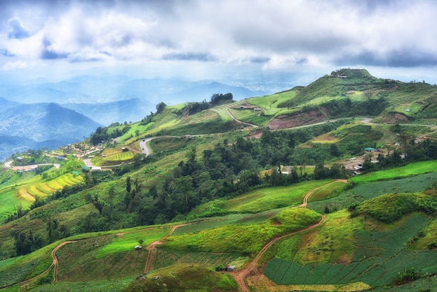 Foto paisaje de phu thap buek