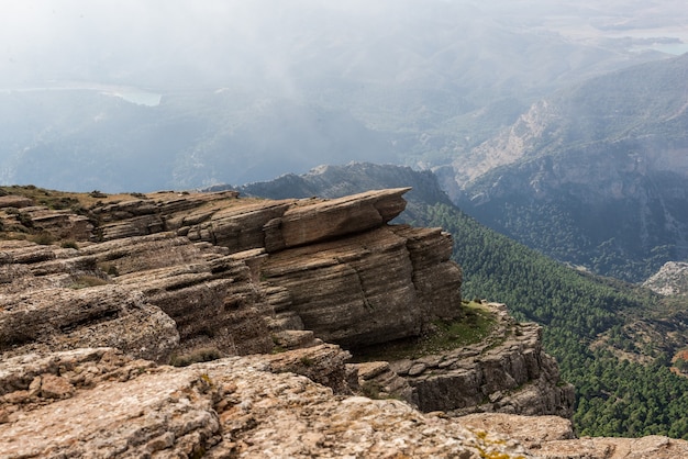 Paisaje del pico Huma en Antequera