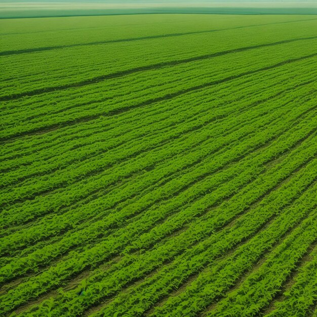 Foto paisaje de las plantaciones de té