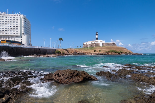 Paisaje de la playa de Porto da Barra